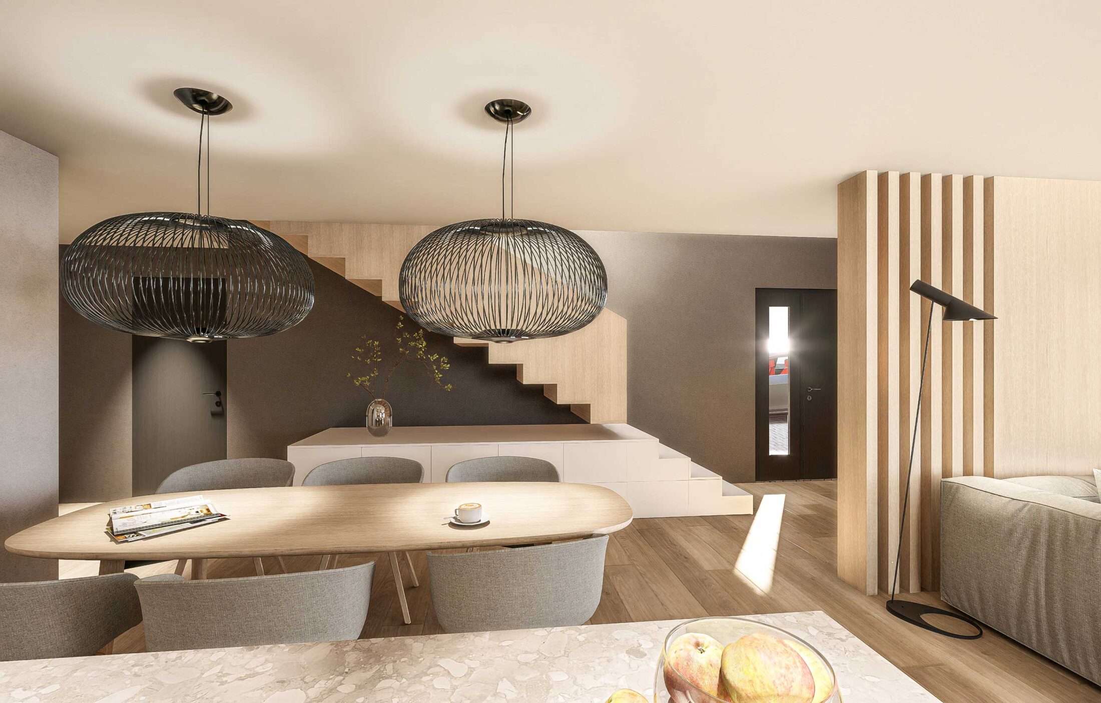 Essbereich eines Einfamilienhauses in Wolfenschiessen, Nidwalden