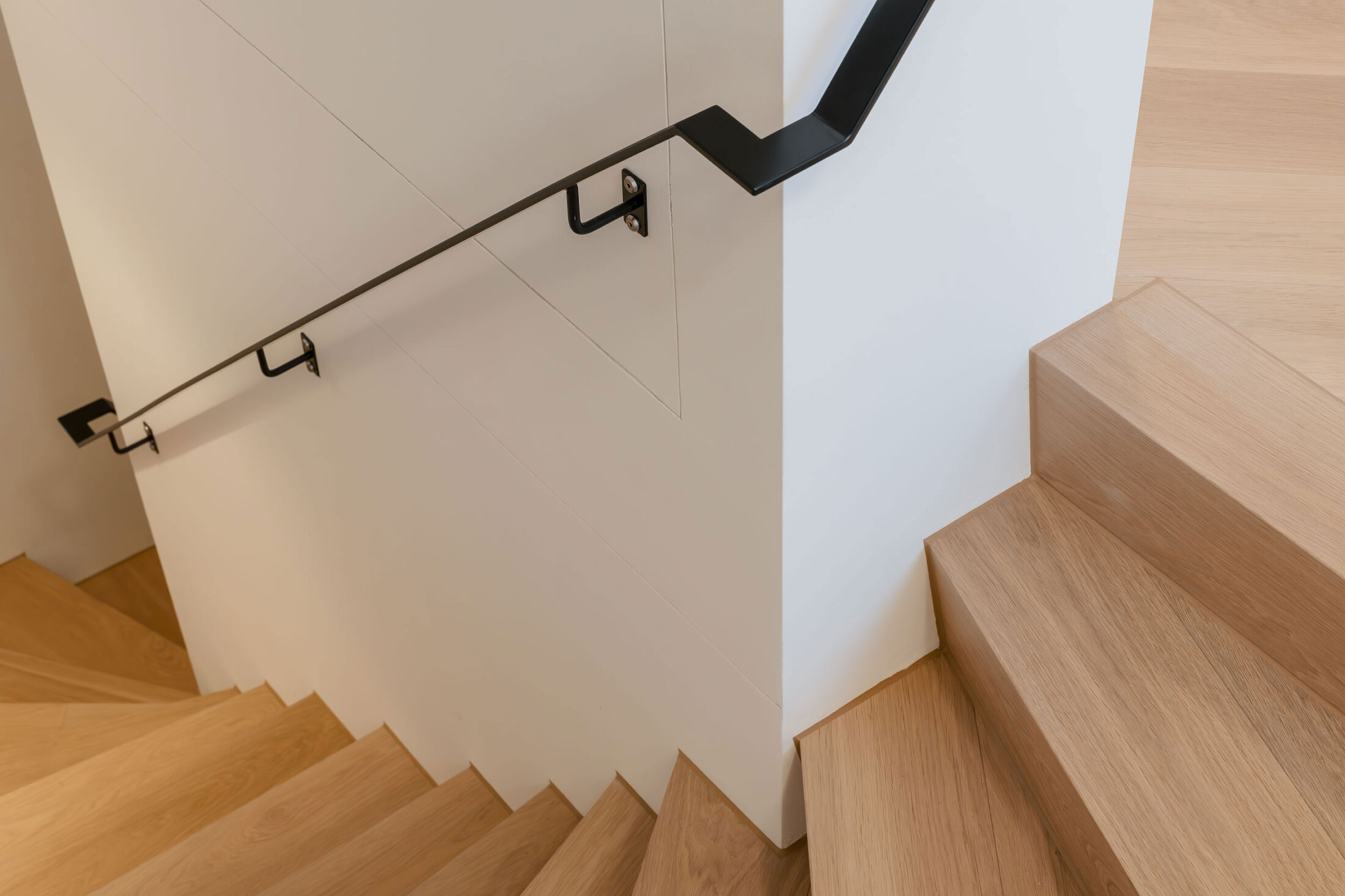 Treppenbereich bei Komplettumbau eines Einfamilienhauses im Kanton Luzern