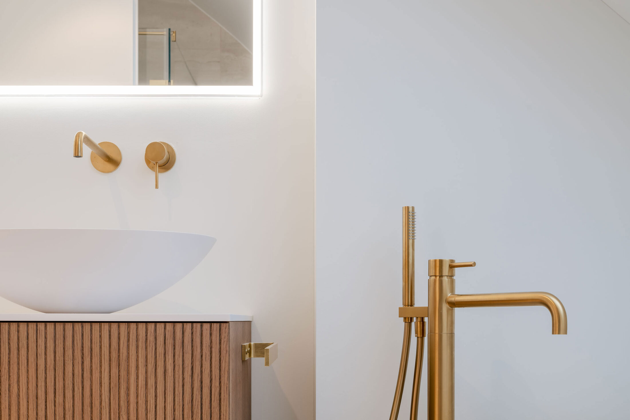 Visualisierung Details eines Badezimmers bei Komplettumbau eines Einfamilienhauses im Kanton Luzern