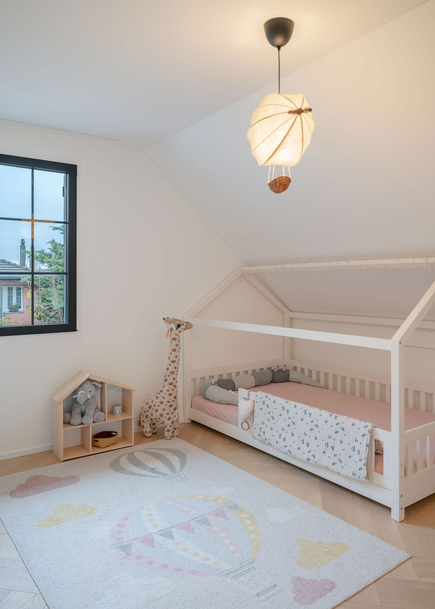 Visualisierung eines Kinderzimmers bei Komplettumbau eines Einfamilienhauses im Kanton Luzern